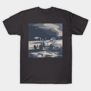 1969 Moon Landing Painting T-Shirt